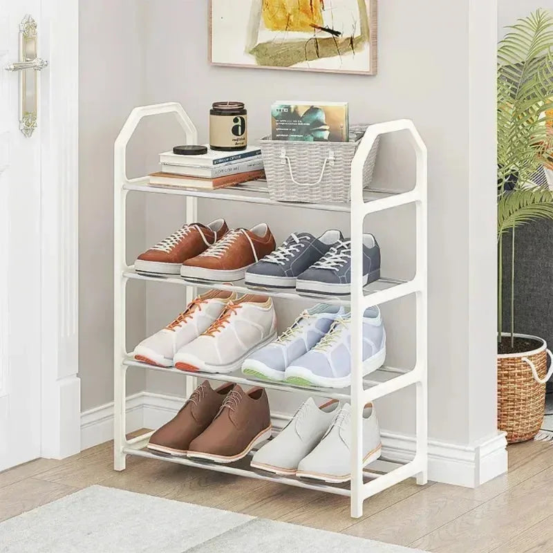 4-Layer Trapezoid Shoe Rack – Modern