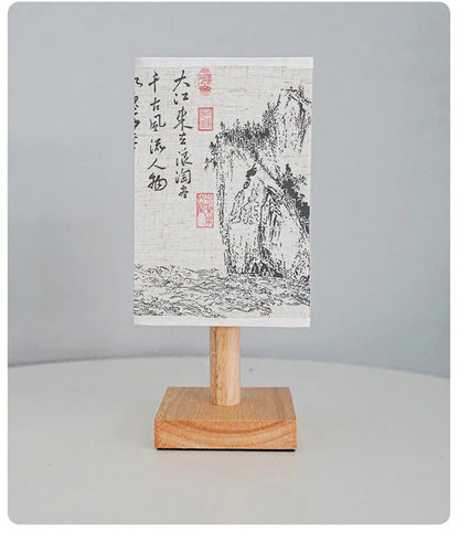 Square Fabric Desk Lamp