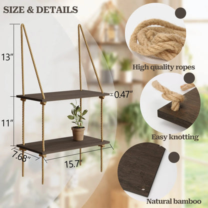 Woven Hanger Wall Shelves