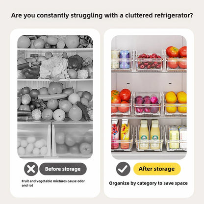 Clear Fridge Storage Bins – Multi-Purpose