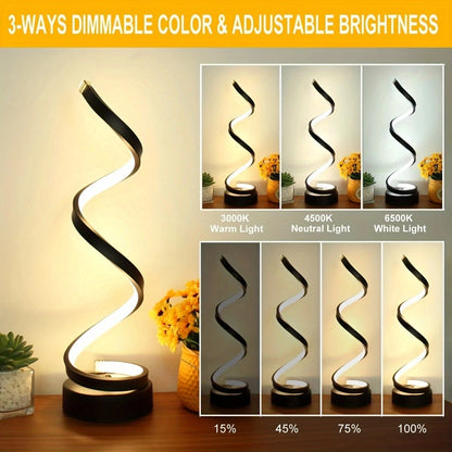 Spiral Design LED Lamp