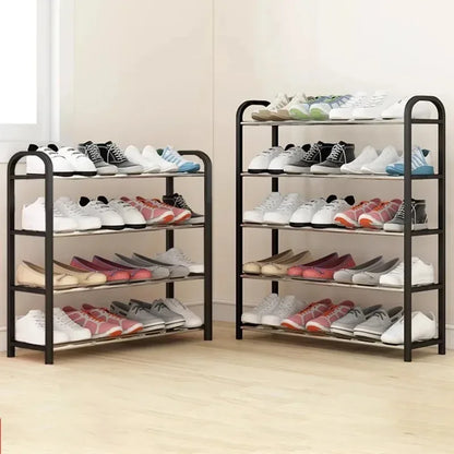 4-Layer Trapezoid Shoe Rack – Modern