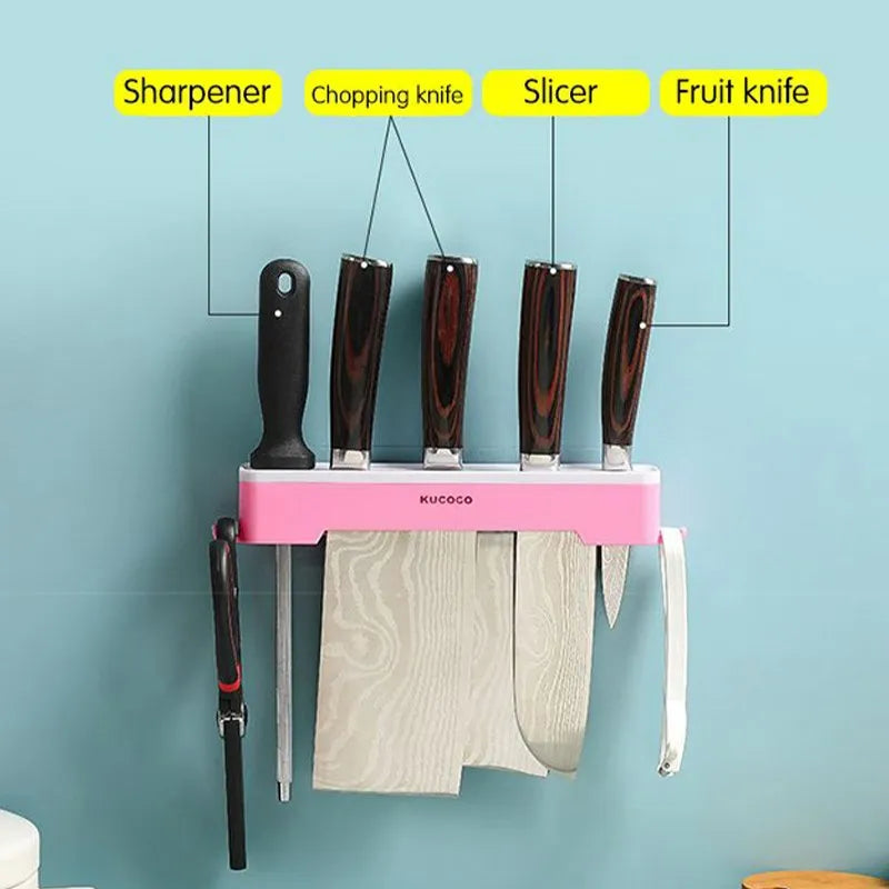 Wall-Mounted Knife & Cutlery Holder