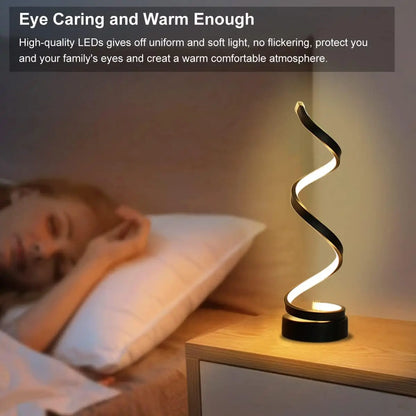 Spiral Design LED Lamp