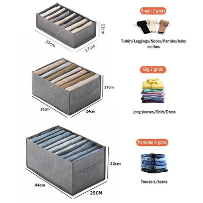 Closet Clothes Storage Organizer