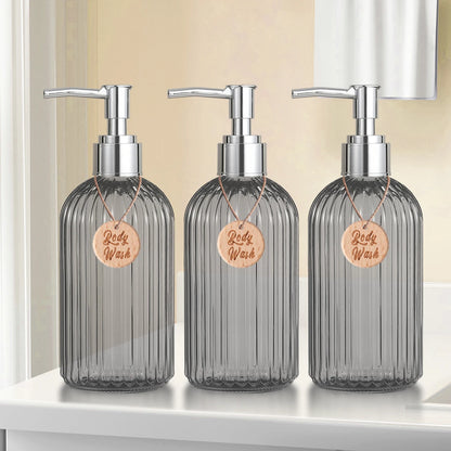 Shower Shampoo & Body Wash Dispenser Set
