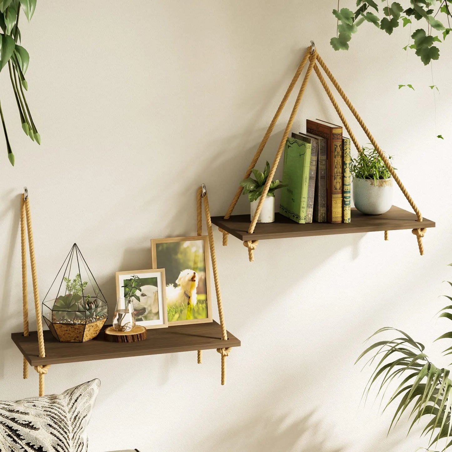 Woven Hanger Wall Shelves