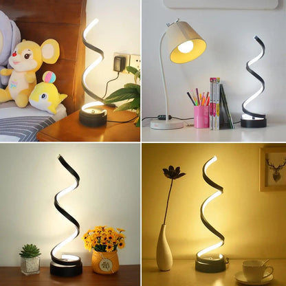 Spiral Design LED Lamp