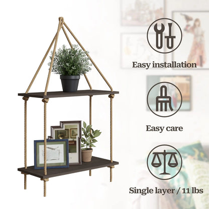 Woven Hanger Wall Shelves