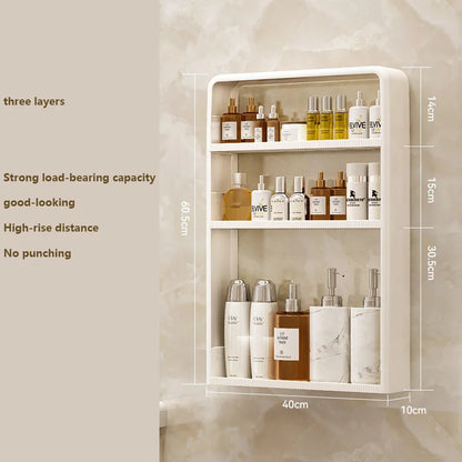 Wall-Mounted Bathroom Storage Rack