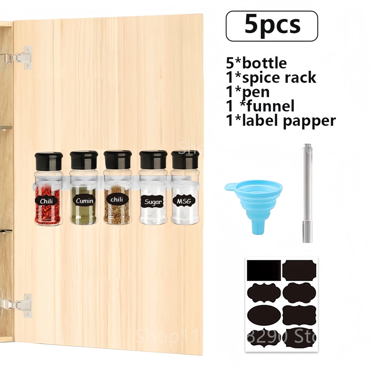 Spice Jars Set – 5/10/15/20PC