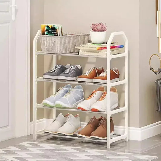 4-Layer Trapezoid Shoe Rack – Modern