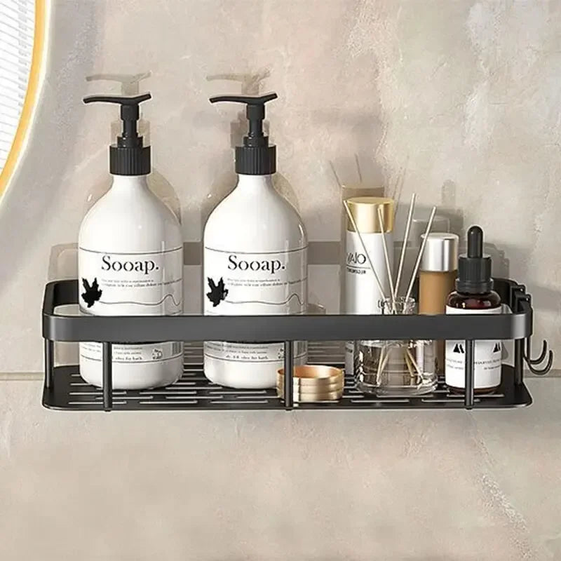 Drill-Free Shower Shelf Rack
