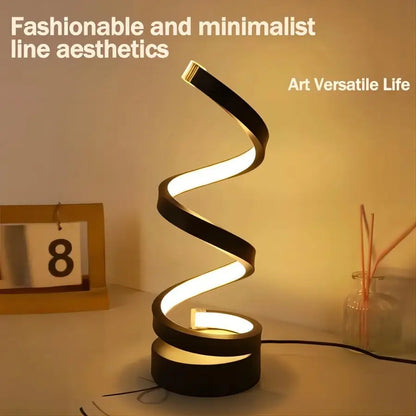 Spiral Design LED Lamp