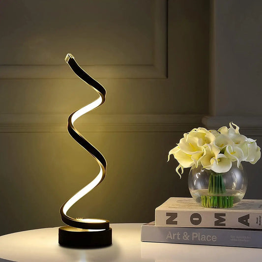Spiral Design LED Lamp