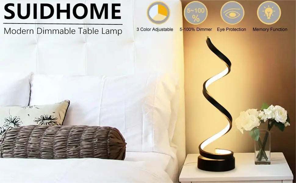 Spiral Design LED Lamp