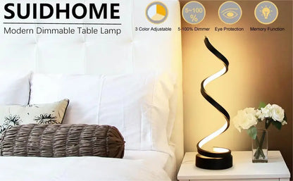 Spiral Design LED Lamp