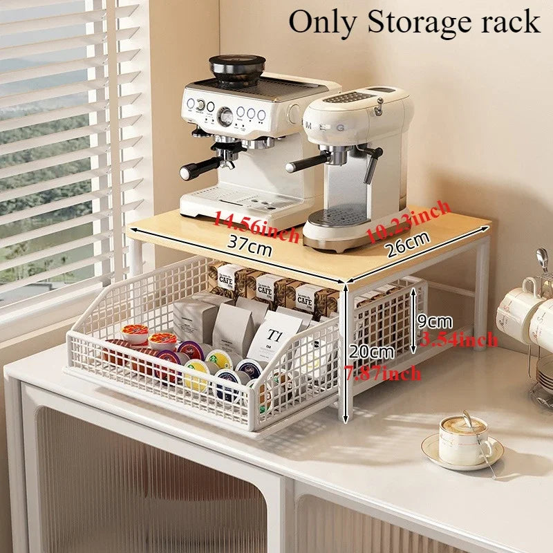 Modern Microwave Shelf – Countertop Rack