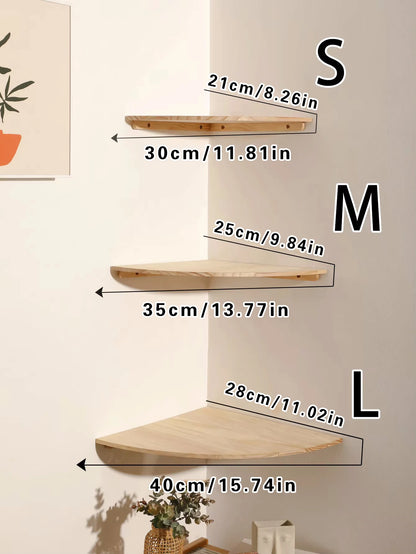 Minimalist Corner Wall Shelf