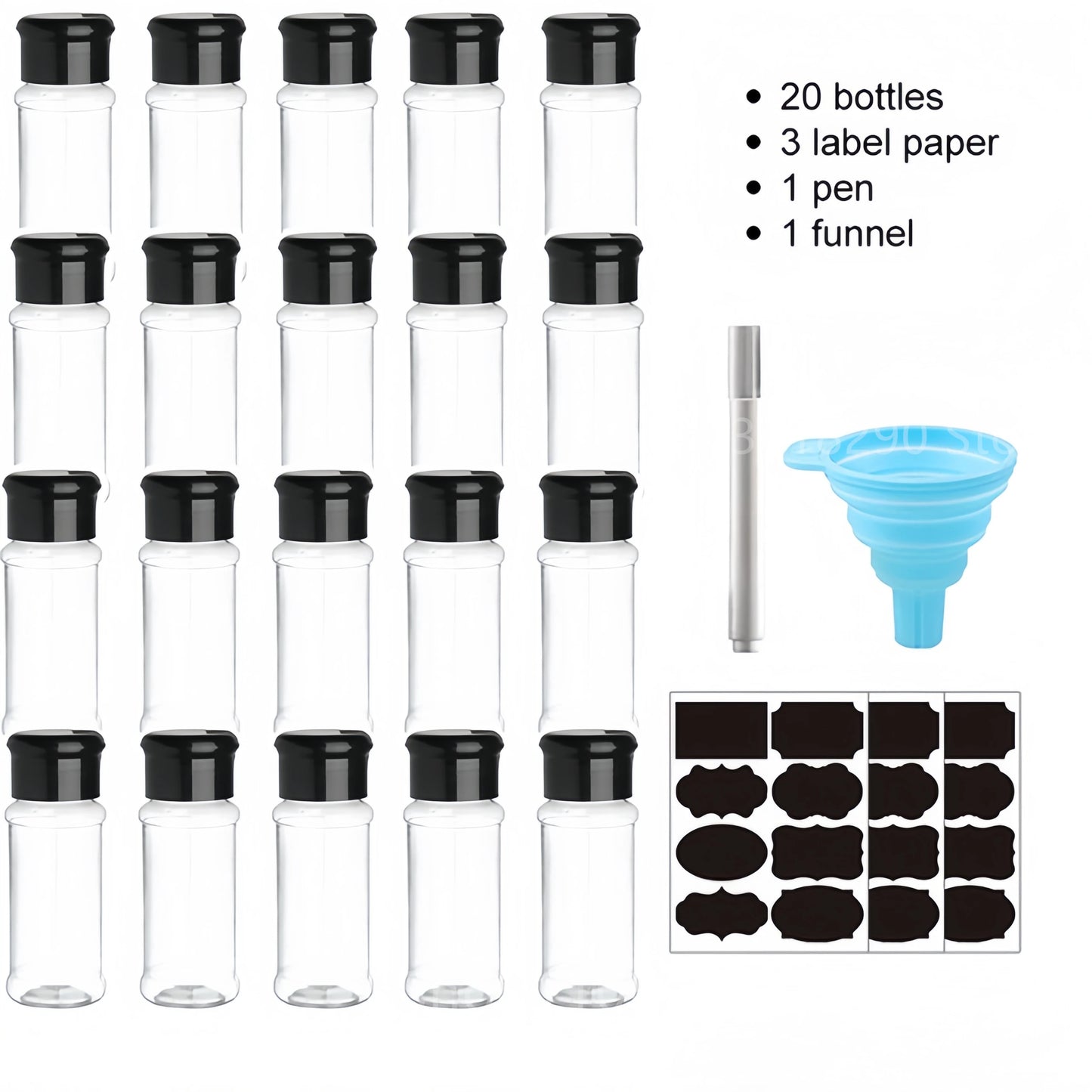 Spice Jars Set – 5/10/15/20PC