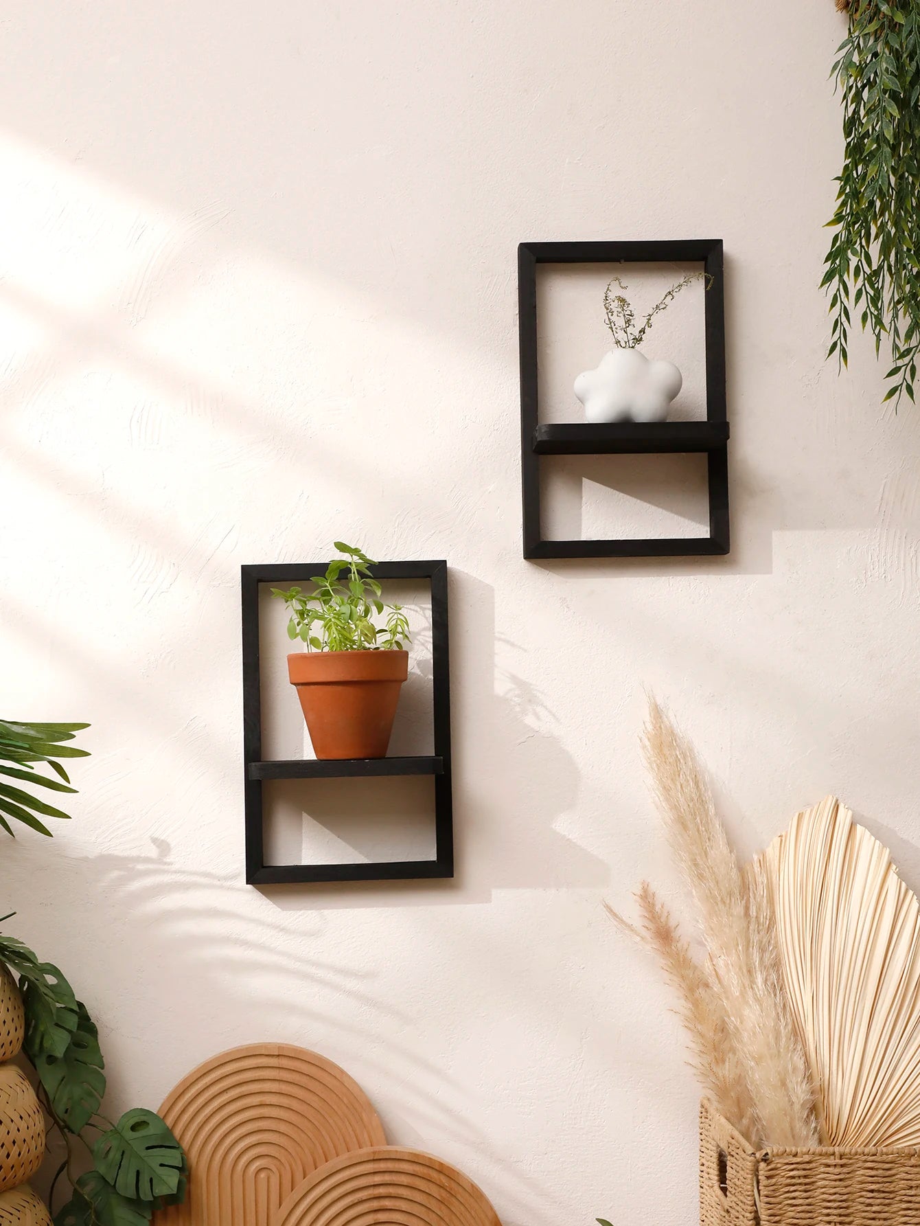 Rustic Home Wooden Wall Rack