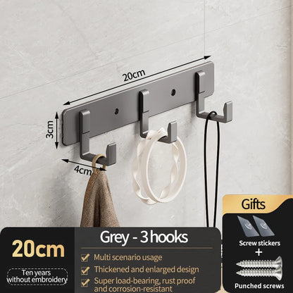 Multi-Purpose Wall & Door Hooks – Strong