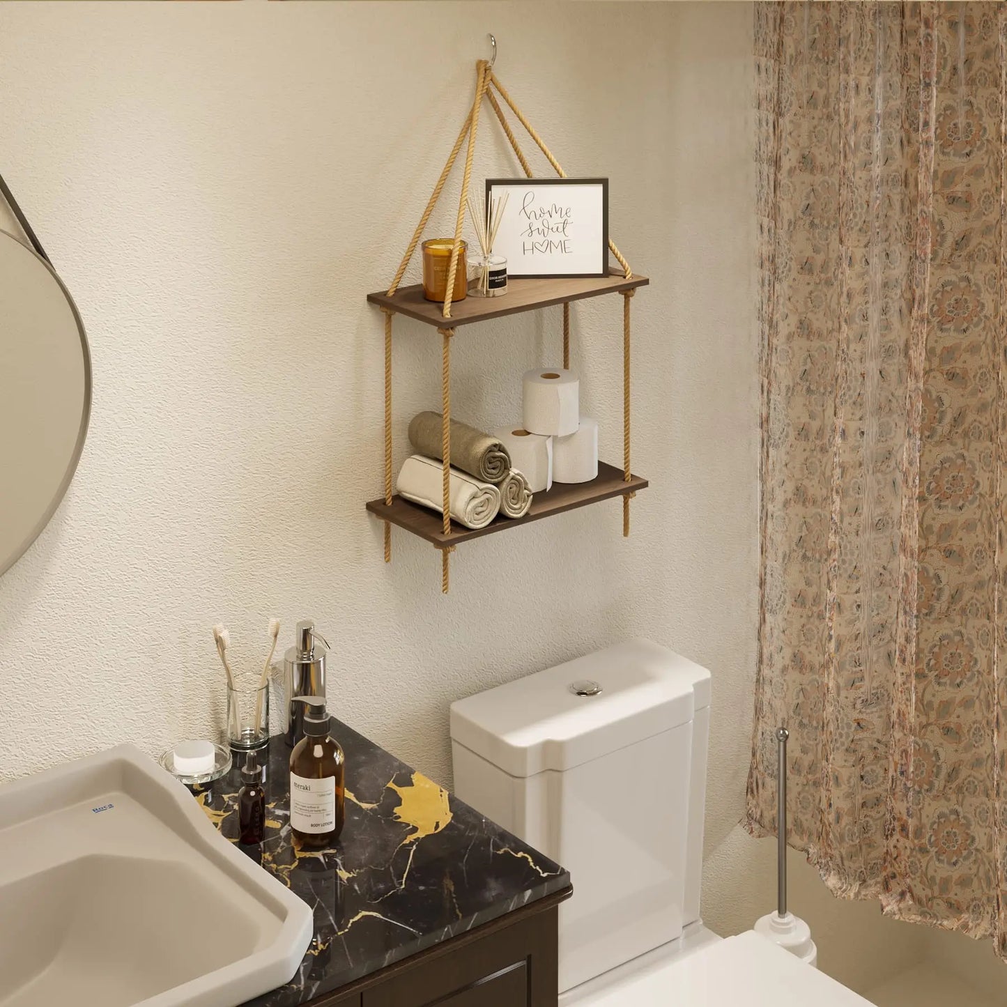 Woven Hanger Wall Shelves