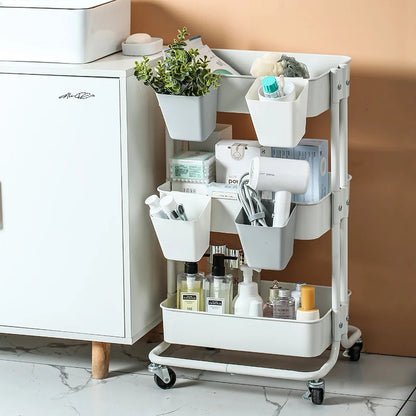 Shelf Organizer with Cups & Bins