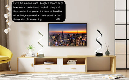 Spiral Design LED Lamp