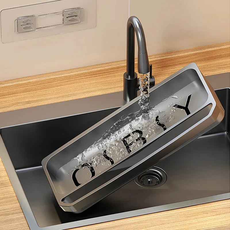 Kitchen Sink Drain Rack – Sponge & Soap Holder