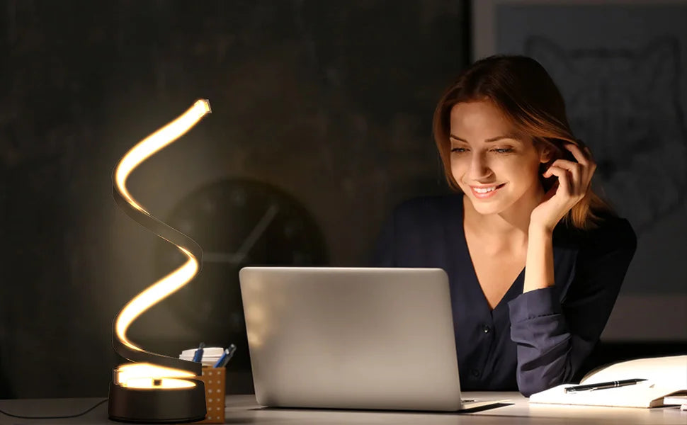 Spiral Design LED Lamp