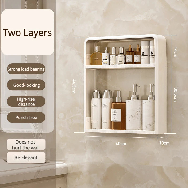 Wall-Mounted Bathroom Storage Rack