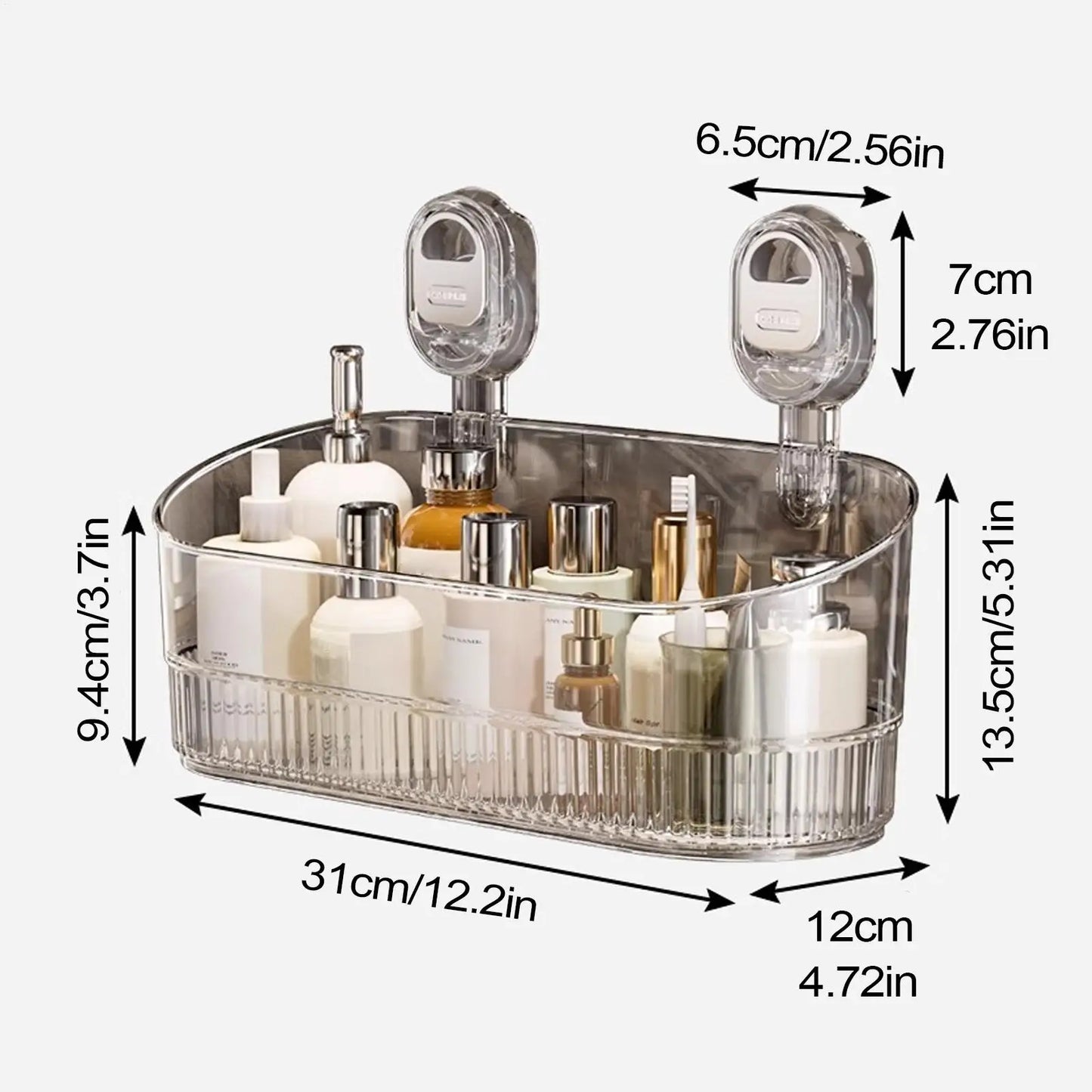 Suction Shower Storage Rack