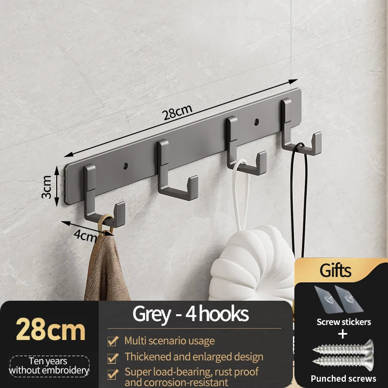 Multi-Purpose Wall & Door Hooks – Strong