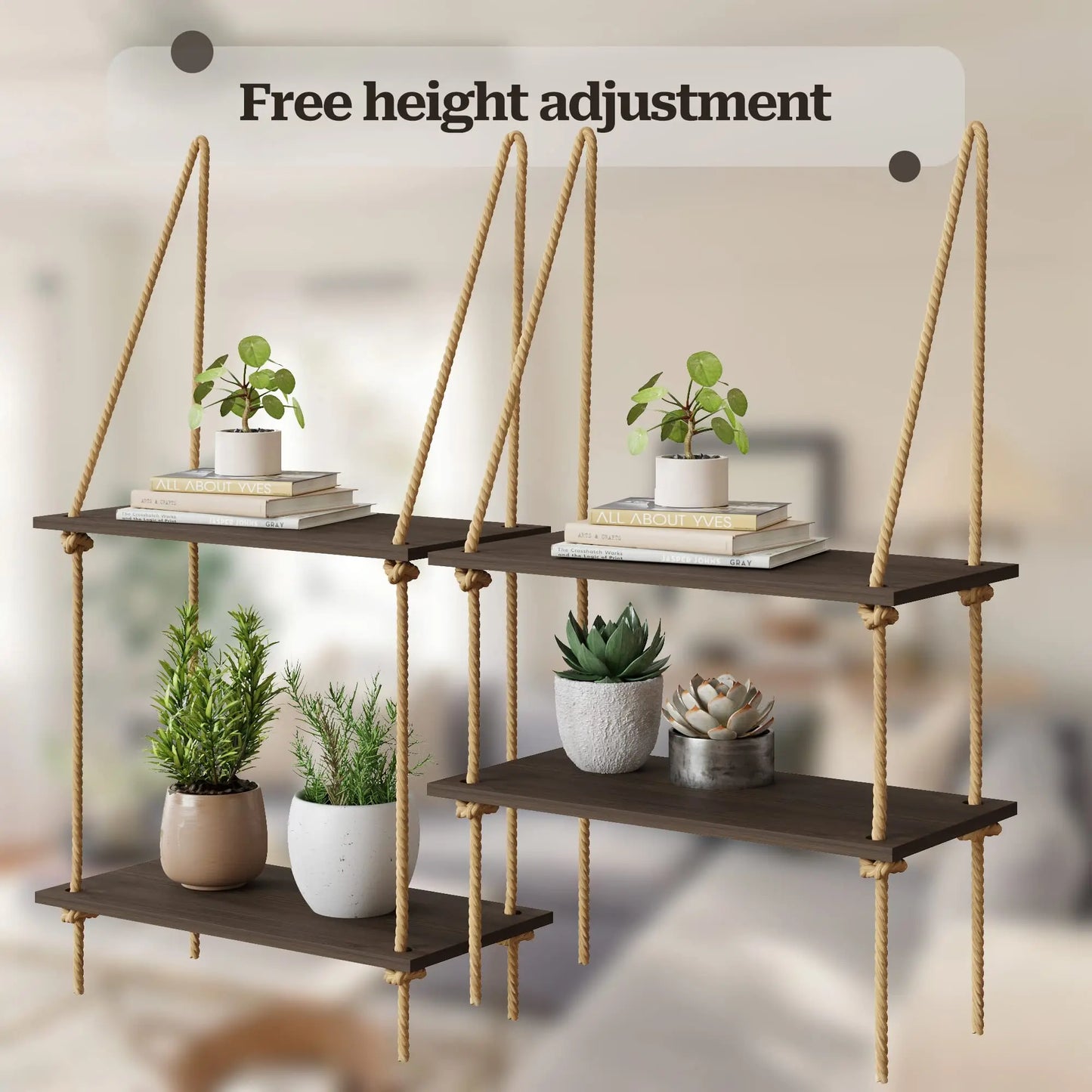 Woven Hanger Wall Shelves