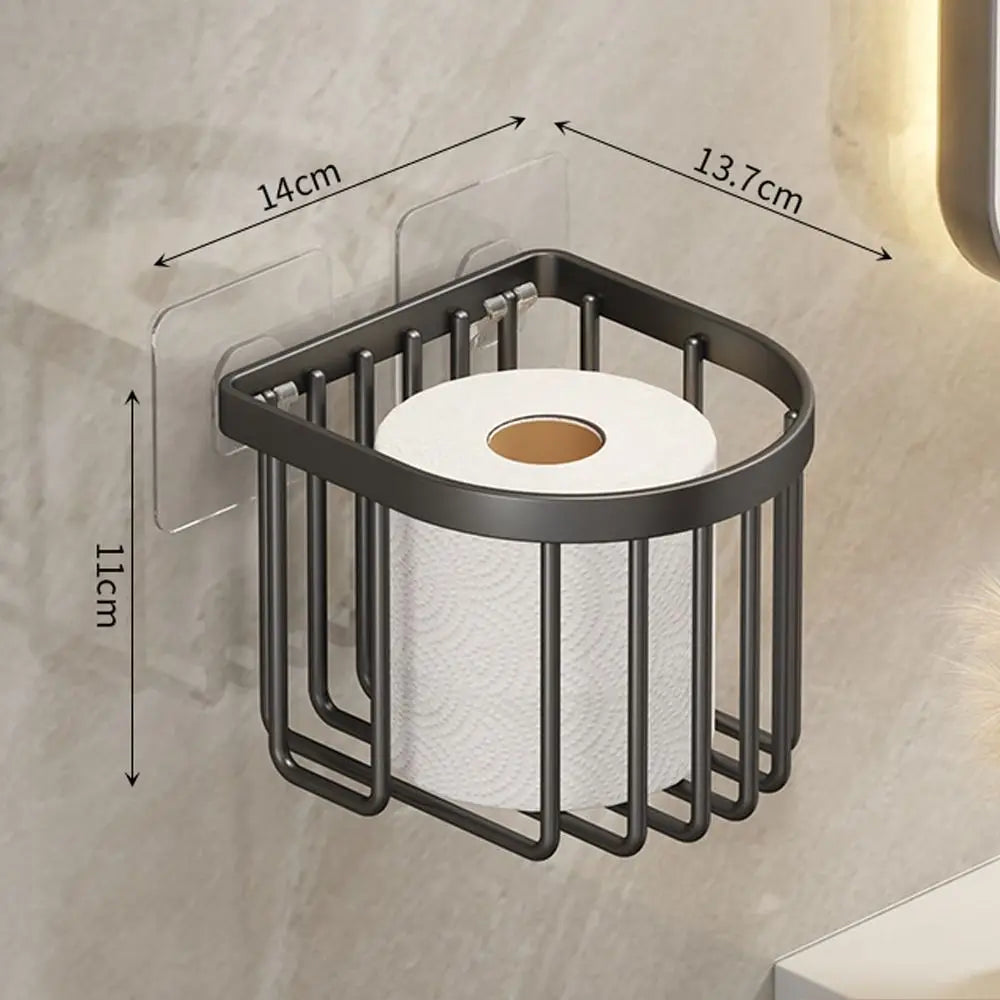 No-Drill Aluminum Shower Shelf
