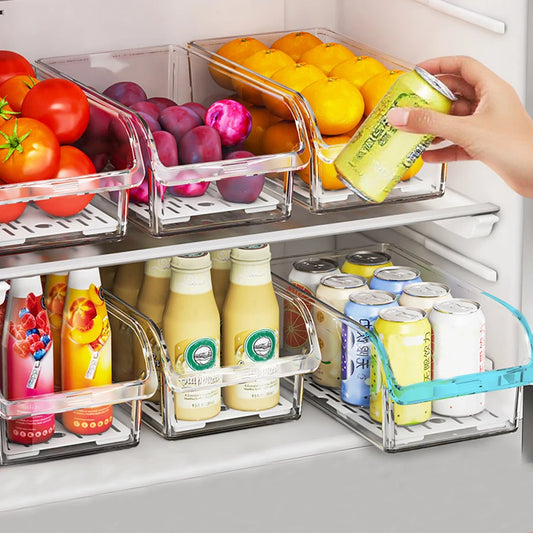 Clear Fridge Storage Bins – Multi-Purpose