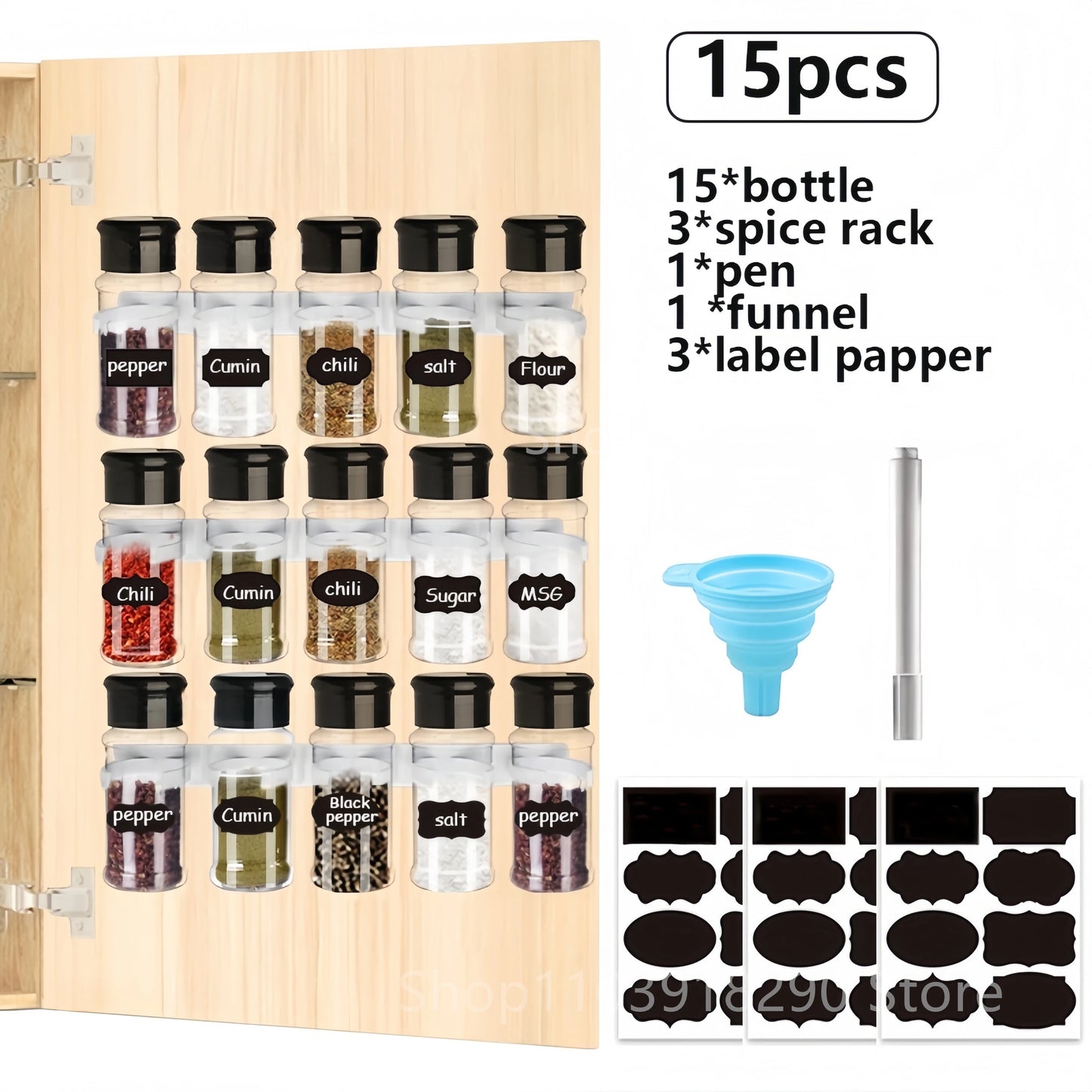 Spice Jars Set – 5/10/15/20PC