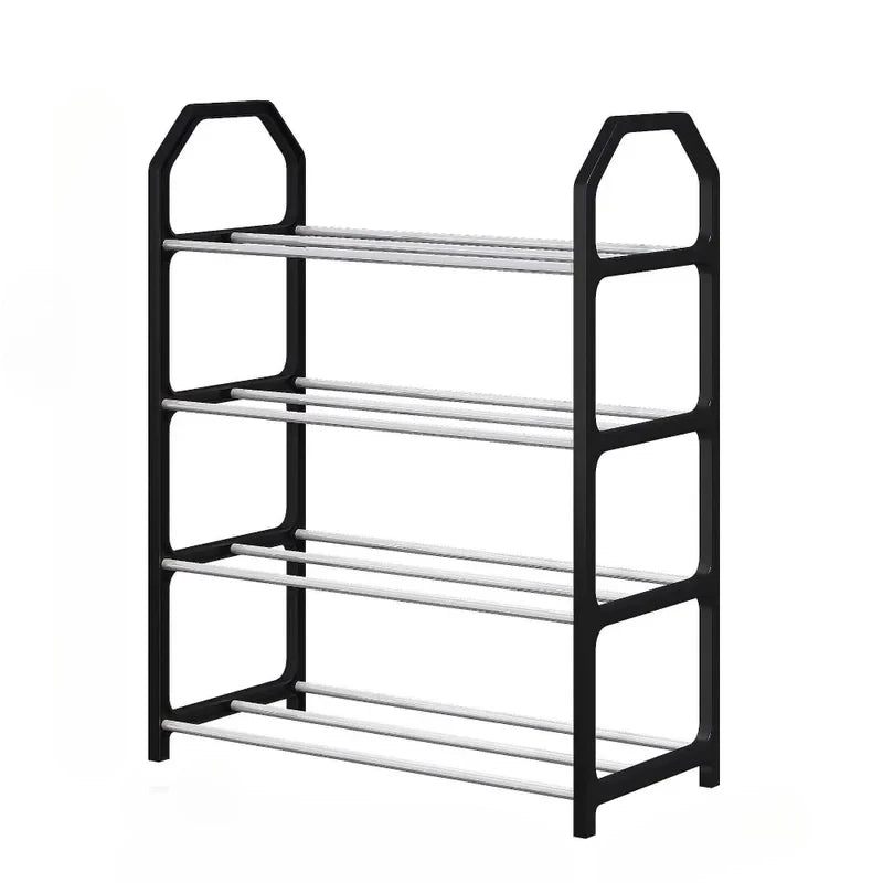 4-Layer Trapezoid Shoe Rack – Modern