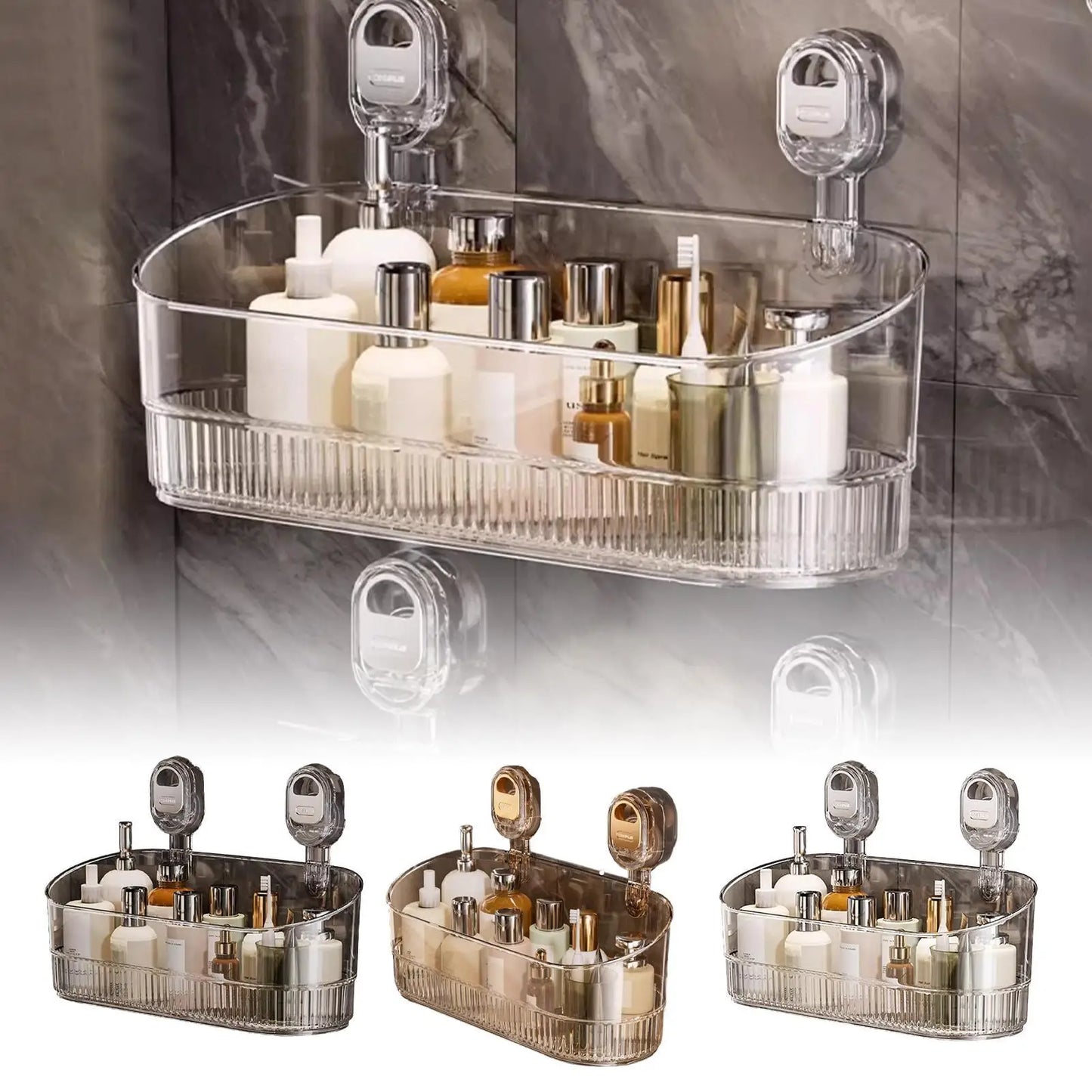 Suction Shower Storage Rack