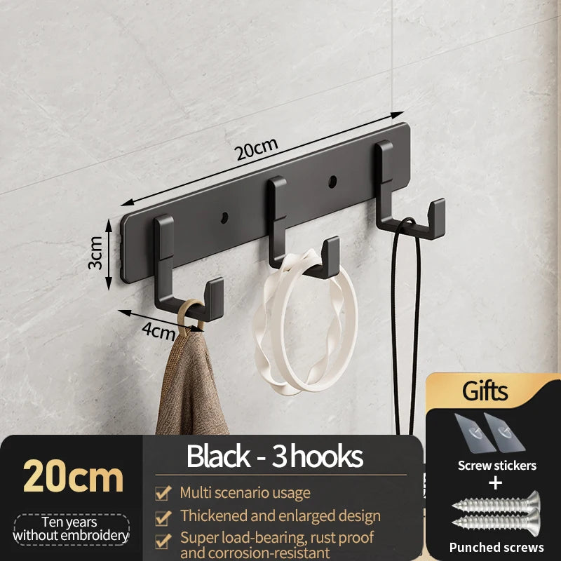 Multi-Purpose Wall & Door Hooks – Strong