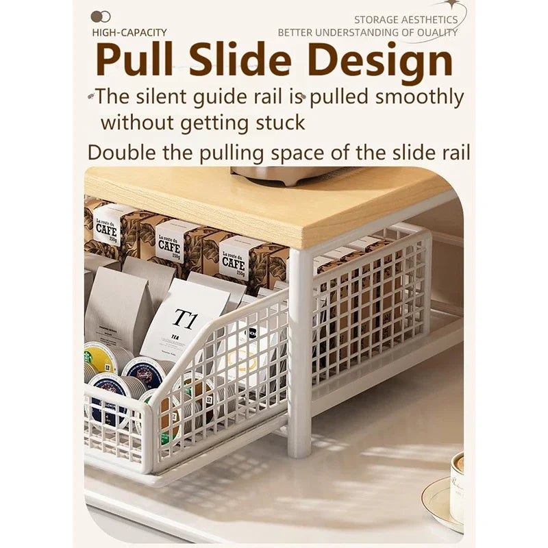 Modern Microwave Shelf – Countertop Rack