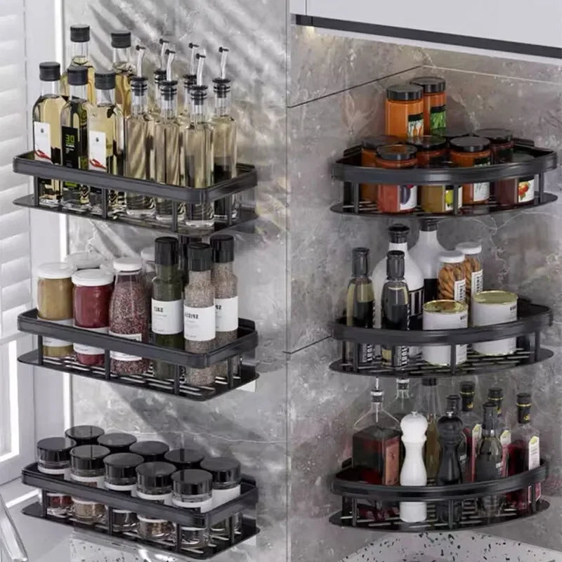 Drill-Free Shower Shelf Rack