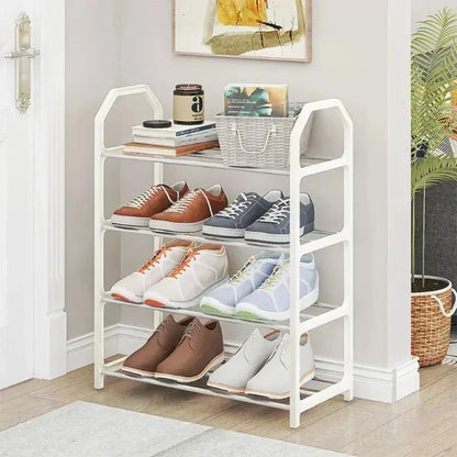 4-Layer Trapezoid Shoe Rack – Modern