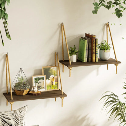 Woven Hanger Wall Shelves