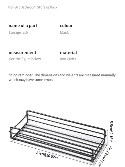 Metal Wall Organizer Rack