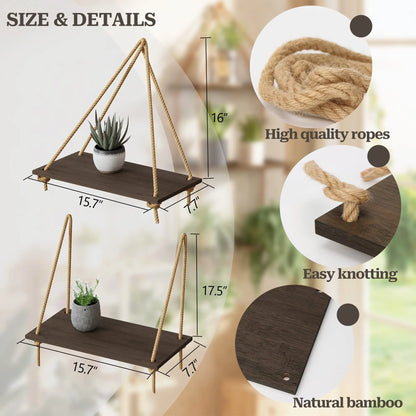 Woven Hanger Wall Shelves