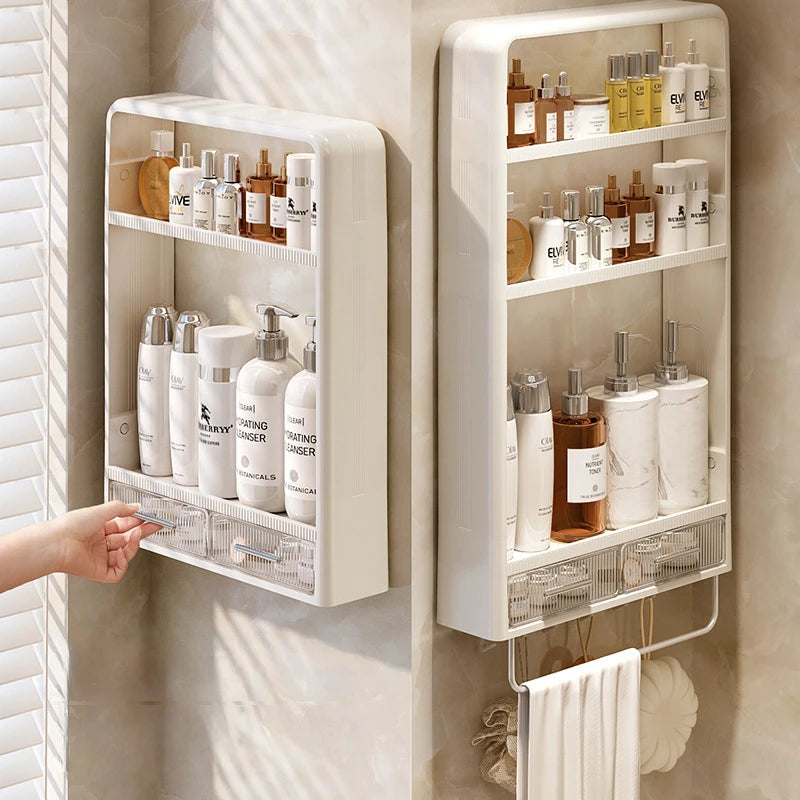 Wall-Mounted Bathroom Storage Rack