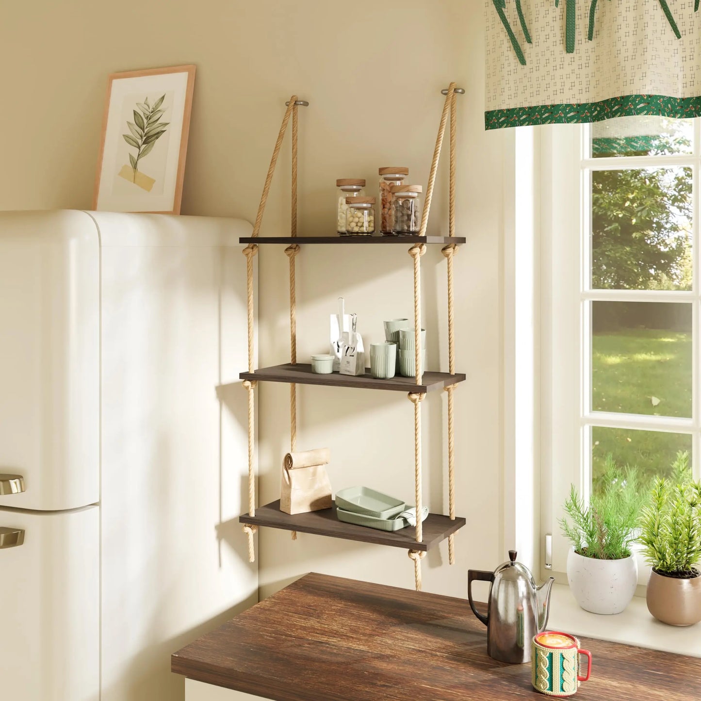 Woven Hanger Wall Shelves