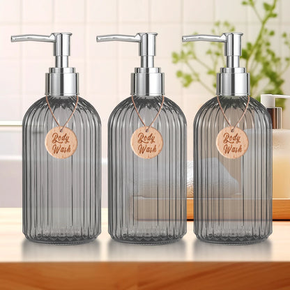 Shower Shampoo & Body Wash Dispenser Set
